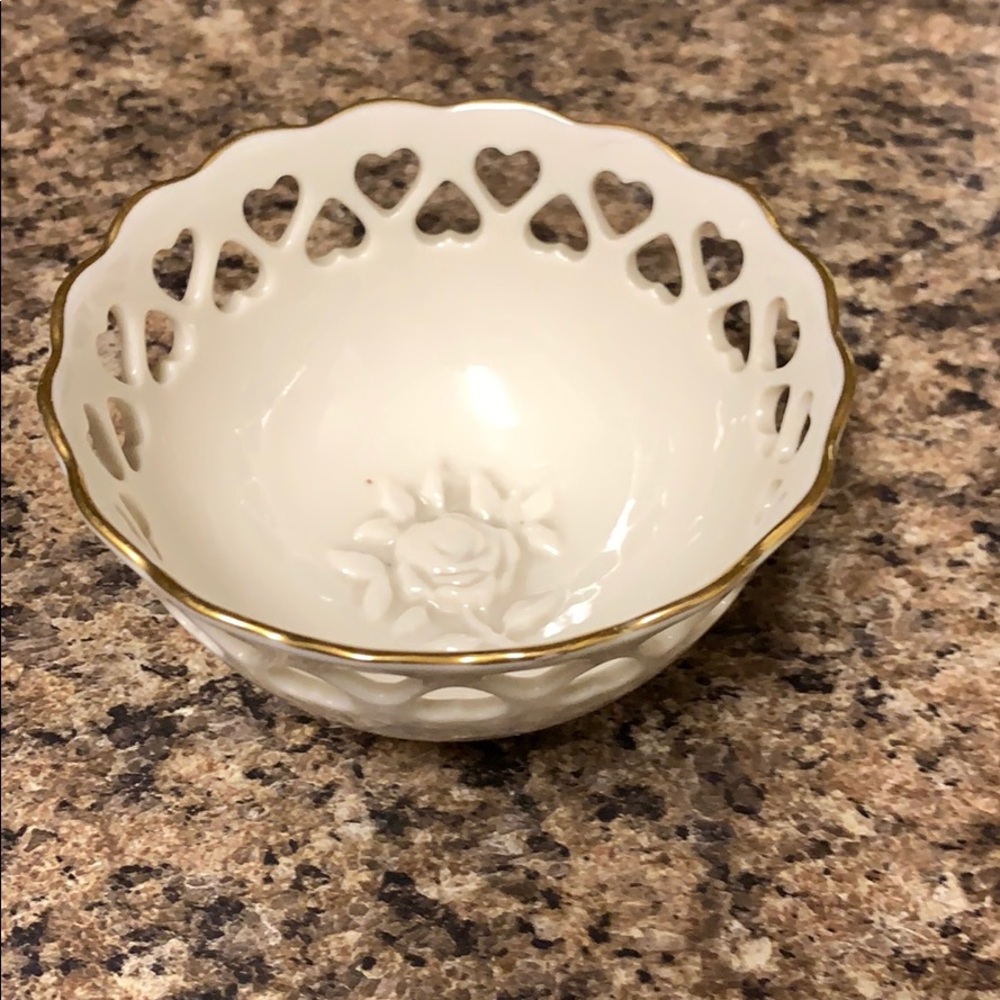 Lenox China Heart Bowl